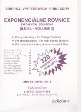 Olejár Marián, Olejárová Iveta: Exponenciálne rovnice II. 320 vyriešených príkladov