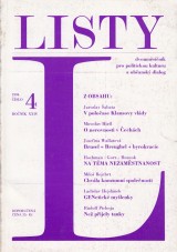 Pelikán Jiří a kol. red.: Listy 1994 č.4. roč. XXIV.