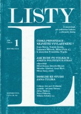 Pelikán Jiří a kol. red.: Listy 1996 č.1. roč. XXVI.