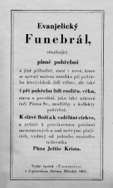 : Evanjelický funebrál obsahující písně pohřební