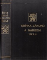 : Sbírka zákonů a nařízení státu československého 1934