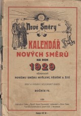 Sezemský Karel: Kalendář Nových směrů na rok 1929