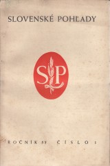 : Slovenské pohľady roč. LV. 1939 1.-12.č.