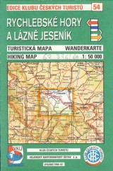 : Rychlebské hory a Lázne Jeseník turistická mapa 1:50 000