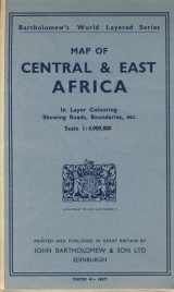 : Map of Central and East Africa 1: 4 000 000